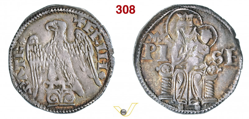 PISA - REPUBBLICA, a nome di Federico I (1155-1312) Aquilino minore. (1296-1312)...