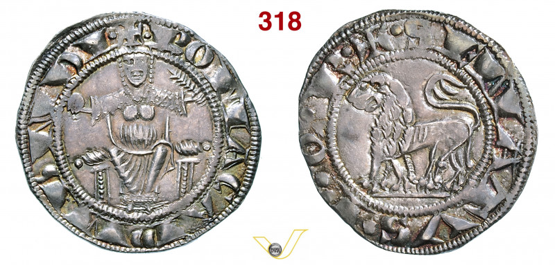 ROMA - SENATO ROMANO - Emissioni anonime (1255-1270) Grosso. D/ Leone R/ Roma, d...