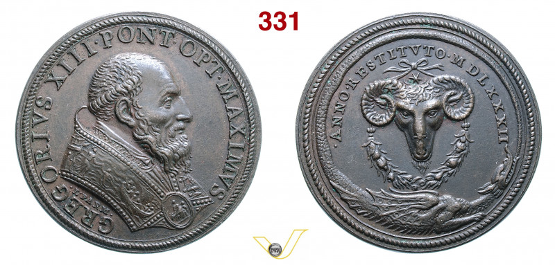 ROMA - GREGORIO XIII (1572-1585) Medaglia. 1582 per la riforma del calendario gi...