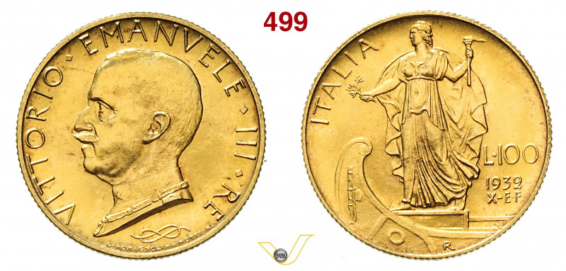 VITTORIO EMANUELE III (1900-1946) 100 Lire e 50 Lire 1932 X ///. Roma MIR 1118c ...
