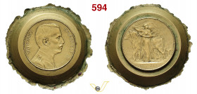 VITTORIO EMANUELE III (1900-1946) 20 Lire 1906 Milano (Johnson) Pagani prove 174 Luppino PPSJ28 Montenegro 90 M.d. g 5,13 e g 4,30 mm 34 circa • Proge...