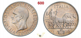 VITTORIO EMANUELE III (1900-1946) 20 Lire 1936 "Impero o quadriga". Roma MIR 1130a Pagani 681 Ag g 20,02 mm 36 SPL+