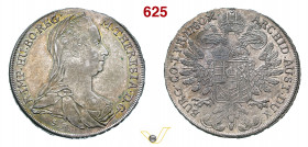 AUSTRIA - MARIA TERESA (1740-1780) Tallero 1780 Gunzburg Hafner 34c Ag g 28,06 mm 41 • Bella patina SPL