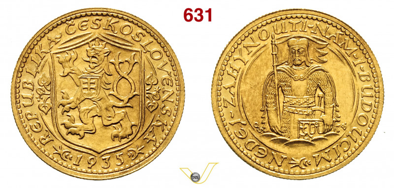 CECOSLOVACCHIA - REPUBBLICA (1918-1939) Ducato 1935 Kremnitz Fb. 2 Au g 3,49 mm ...