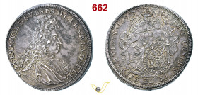 GERMANIA - Baviera - MASSIMILIANO II EMANUELE (1679-1726) Tallero 1694 München Dav. 6099 Ag g 29,19 mm 44 BB/SPL