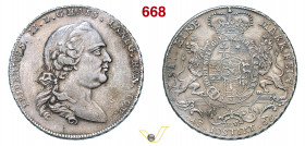 GERMANIA - Hessen/Kassel - FEDERICO II (1760-1785) Taler 1766 Kassel Dav. 2302 Ag g 27,96 mm 41 q.SPL