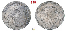 MOROCCO - ABD AL-AZIZ (1894-1908) 10 Dirhams 1313 (1896) Berlin Kr. Y.13 Ag g 28,78 mm 39 SPL