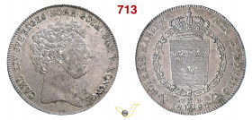 SVEZIA - KARL XIV JOHAN (1818-1844) Riksdaler 1825 Stockholm Dav. 349 Ag g 29,24 mm 41 SPL