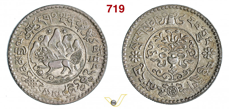TIBET - 3 Srang BE 16-9 (1935) Kr. Y.26 Ag g 11,27 mm 31 SPL+