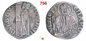 VENEZIA - FRANCESCO DANDOLO (1329-1339) Mezzo Grosso o Mezzanino Paolucci 3 Ag g 1,10 mm 17 R • Ex Varesi 59, n. 880 MB/BB
