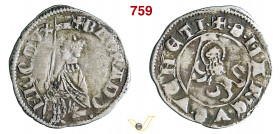 VENEZIA - BARTOLOMEO GRADENIGO (1339-1342) Soldino Paolucci 3 Ag g 0,88 mm 19 • Ex Varesi 58, "Venecias" n. 44 BB