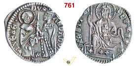 VENEZIA - ANDREA DANDOLO (1343-1354) Mezzanino nuovo Paolucci 3 Ag g 0,73 mm 16 • Ex Numismatica Ranieri; bella patina q.SPL