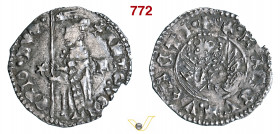 VENEZIA - ANTONIO VENIER (1382-1400) Soldino Paolucci 4 Ag g 0,42 mm 17 • Ex InAsta 48, n. 5088 BB+