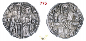 VENEZIA - TOMMASO MOCENIGO (1414-1423) Grosso di III tipo, con sigle T S Paolucci 2 Ag g 1,57 mm 21 RR • Ex Varesi 59, n. 937 BB+