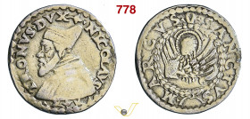 VENEZIA - NICOLO' TRON (1471-1473) Lira Paolucci 2 Ag g 6,44 mm 28 RR • Dorata; Ex Paolo Manfredini MB