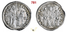 VENEZIA - PIETRO MOCENIGO (1474-1476) Marcello o Mezza Lira, sigle P (?) M Paolucci 3 Ag g 3,24 mm 26 q.SPL