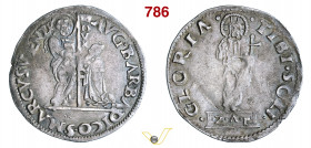 VENEZIA - AGOSTINO BARBARIGO (1486-1501) Mocenigo o Lira, sigle Z A P Paolucci 2 Ag g 6,40 mm 34 • Ex Varesi 59, n. 963 BB