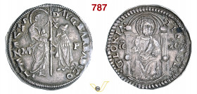 VENEZIA - AGOSTINO BARBARIGO (1486-1501) Marcello o Mezza Lira, sigle M P Paolucci 2 Ag g 3,30 mm 27 • Ex Varesi 59, n. 965; piacevole patina BB