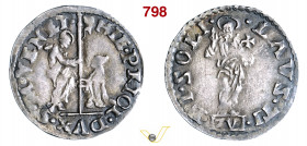 VENEZIA - GEROLAMO PRIULI (1559-1567) 4 Soldi, sigle Z V Paolucci 9 Ag g 1,05 mm 17 • Bella patina. Ex Varesi 58, "Venecias" n. 187 BB/q.SPL
