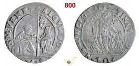 VENEZIA - ALVISE I MOCENIGO (1570-1577) 20 Soldi con S. Giustina Paolucci 8 Ag g 3,88 mm 26 • Ex Sintoni 4, n. 1320 BB/MB