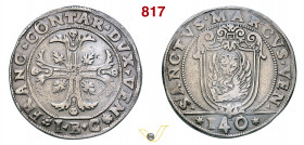 VENEZIA - FRANCESCO CONTARINI (1623-1624) Scudo della croce, da 140 Soldi, sigle I B C Paolucci 9 Ag g 31,30 mm 42 • Ex Varesi 58, "Venecias" n. 257; ...