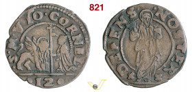 VENEZIA - GIOVANNI I CORNER (1625-1629) Soldo da 12 Bagattini Paolucci 16 Mi g 1,94 mm 21 BB