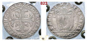 VENEZIA - FRANCESCO ERIZZO (1631-1646) Scudo della croce, da 140 Soldi, sigle V D Paolucci 9 Ag mm 42 • Sigillata Tevere BB+
