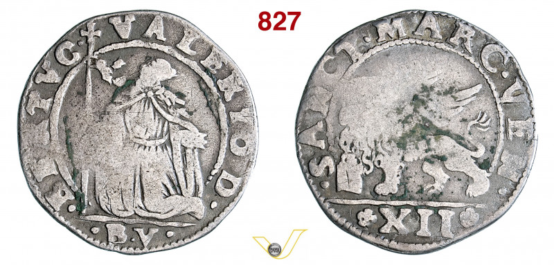 VENEZIA - BERTUCCI VALIER (1656-1658) 12 Soldi, sigle B V Paolucci 15 Ag g 3,66 ...