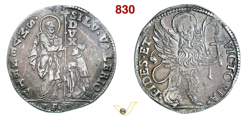 VENEZIA - SILVESTRO VALIER (1694-1700) Leone per il Levante, sigle F T Paolucci ...
