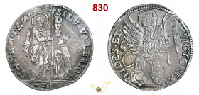VENEZIA - SILVESTRO VALIER (1694-1700) Leone per il Levante, sigle F T Paolucci 23 Ag g 26,88 mm 43 RR • Ex Varesi 59, n. 1097 BB+