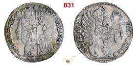 VENEZIA - SILVESTRO VALIER (1694-1700) Leone per il Levante, sigle F T Paolucci 23 Ag g 26,53 mm 42 RR • Ex Varesi 59, n. 1098. Esemplare di ottima qu...
