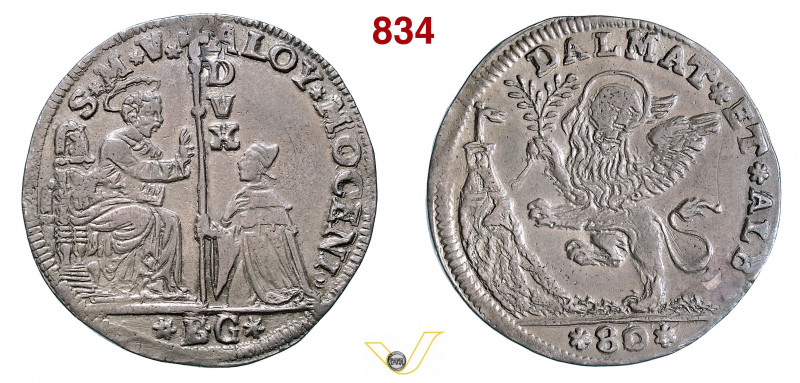 VENEZIA - ALVISE II MOCENIGO (1700-1709) Leone da 80 Soldi per la Dalmazia e Alb...
