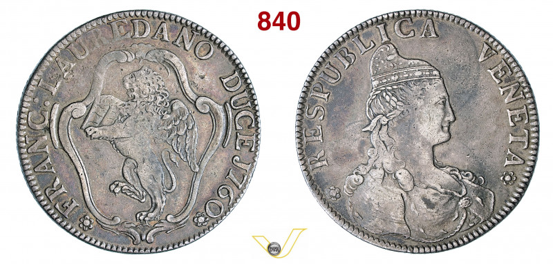 VENEZIA - FRANCESCO LOREDAN (1752-1762) Tallero per il Levante 1760 Paolucci 28 ...