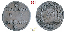 VENEZIA - Gazzetta da 2 Soldi per Dalmazia e Albania Paolucci 796 Cu g 5,74 mm 27 • Ex Artemide Aste 10E, n. 10633 BB