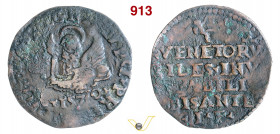 FAMAGOSTA - ASSEDIO TURCO (1570-1571) Bisante 1570 Paolucci 908 Cu g 4,00 mm 28 RR • Ex Numismatica Varesina MB