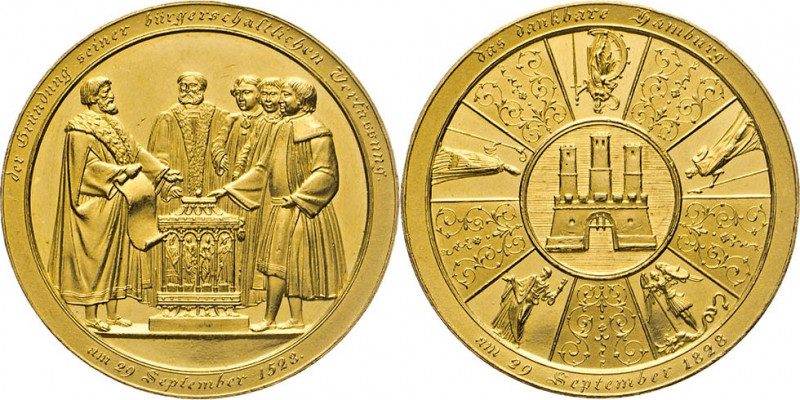 HAMBURG - LÜBECK - SCHLESWIG-HOLSTEIN
Hamburgische Prägungen in Gold
Bank-Port...