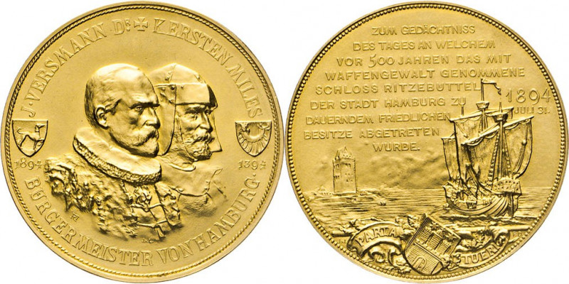 HAMBURG - LÜBECK - SCHLESWIG-HOLSTEIN
Hamburgische Prägungen in Gold
„Portugal...