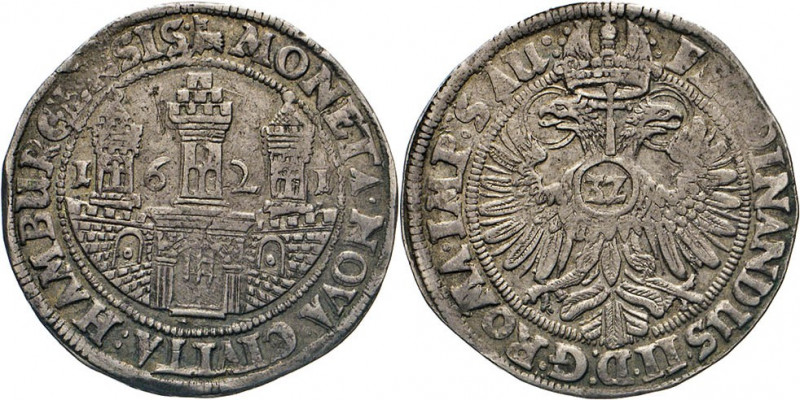 HAMBURG - LÜBECK - SCHLESWIG-HOLSTEIN
Hamburgische Münzen in Silber
Reichstale...