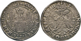 HAMBURG - LÜBECK - SCHLESWIG-HOLSTEIN
Hamburgische Münzen in Silber
Reichstaler 1621. Mzz. Faust hält Zainhaken. Titel Ferdinand II. Stadtburg, Jahr...