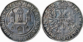 HAMBURG - LÜBECK - SCHLESWIG-HOLSTEIN
Hamburgische Münzen in Silber
Reichstaler 1630. Mzz. Faust hält Zainhaken. Titel Ferdinand II. Stadtburg, Jahr...
