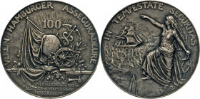 HAMBURG - LÜBECK - SCHLESWIG-HOLSTEIN
HAMBURGISCHE MEDAILLEN DES 17. BIS 21. JAHRHUNDERTS
Silbermedaille 1897 (v. Bruno Kruse u. J.v. Langa) auf das...