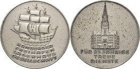 HAMBURG - LÜBECK - SCHLESWIG-HOLSTEIN
HAMBURGISCHE MEDAILLEN DES 17. BIS 21. JAHRHUNDERTS
Silbermedaille o.J. (unsigniert, ohne Randpunze). Hamburge...