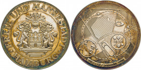 HAMBURG - LÜBECK - SCHLESWIG-HOLSTEIN
HAMBURGISCHE MEDAILLEN DES 17. BIS 21. JAHRHUNDERTS
Silberne Verdienstmedaille der Stadt (o.J., unsigniert, Bu...