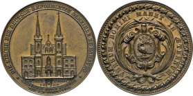 HAMBURG - LÜBECK - SCHLESWIG-HOLSTEIN
HAMBURGISCHE MEDAILLEN DES 17. BIS 21. JAHRHUNDERTS
KLEINE SAMMLUNG VON KIRCHENMEDAILLEN
Bronzemedaille 1856 ...