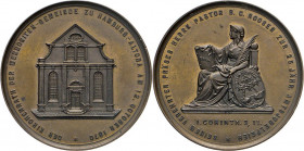 HAMBURG - LÜBECK - SCHLESWIG-HOLSTEIN
HAMBURGISCHE MEDAILLEN DES 17. BIS 21. JAHRHUNDERTS
KLEINE SAMMLUNG VON KIRCHENMEDAILLEN
Bronzemedaille 1870 ...