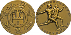 HAMBURG - LÜBECK - SCHLESWIG-HOLSTEIN
HAMBURGISCHE MEDAILLEN DES 17. BIS 21. JAHRHUNDERTS
SPORTMEDAILLEN DER STADT seit 1927
Große Bronzemedaille m...