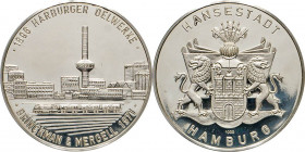 HAMBURG - LÜBECK - SCHLESWIG-HOLSTEIN
HAMBURGISCHE MEDAILLEN DES 17. BIS 21. JAHRHUNDERTS
Kleine SAMMLUNG von modernen SILBERMEDAILLEN zu FIRMEN-JUB...