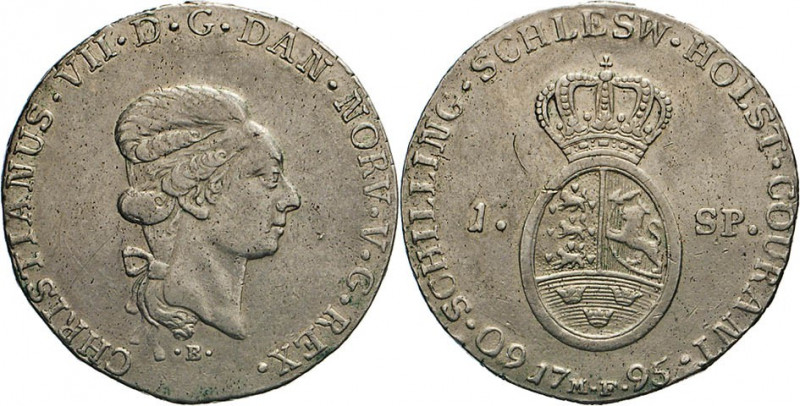 HAMBURG - LÜBECK - SCHLESWIG-HOLSTEIN
SCHLESWIG-HOLSTEIN
Speciestaler 1795 B/M...