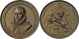 MEDAILLEN und PLAKETTEN
AUSLÄNDISCHE MEDAILLEN
NIEDERLANDE
Bronzemedaille 1879 (v.J.P.M. Menger) auf die 300-Jahrfeier der Union von Utrecht (Zusam...