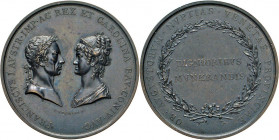 MEDAILLEN und PLAKETTEN
AUSLÄNDISCHE MEDAILLEN
RDR/ÖSTERREICH.
Bronzemedaille o.J. (1816, v. Ferrari) auf denselben Anlass. Rs. 2 Zeilen Schrift im...